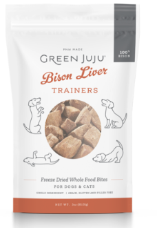 GREEN JUJU FD TRAINING TREAT BISON 3 OZ