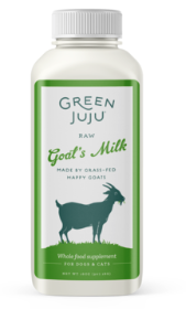 GREEN JUJU FRZN RAW GOAT&#39;S  MILK 16 OZ