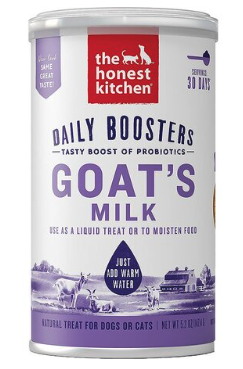 HONEST KITCHEN DAILY BOOSTERS INSTANT  GOAT&#39;S MILK PROBIOTICS 5.2 OZ