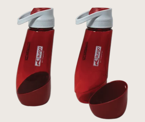 KURGO GOURD H2O BOTTLE &amp; BOWL BARN RED