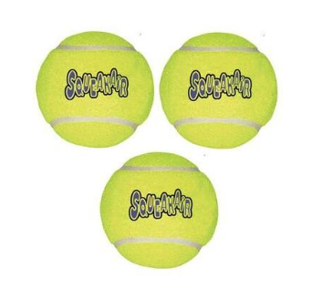 KONG AIRDOG SQUEAKER BALL MEDIUM 3 PK