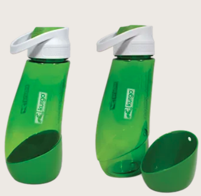 KURGO GOURD H2O BOTTLE &amp; BOWL GRASS GREEN