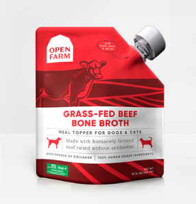 OPEN FARM BONE BROTH BEEF 12 OZ