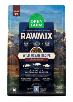 OPEN FARM DOG DRY ANCIENT GRAIN RAWMIX WILD OCEAN 3.5#