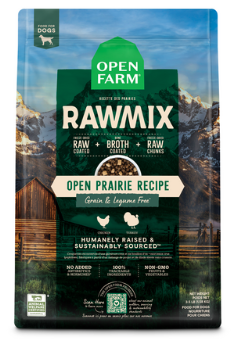 OPEN FARM DOG DRY GF RAWMIX OPEN PRAIRIE 20#