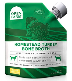 OPEN FARM BONE BROTH TURKEY 12 OZ