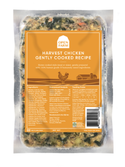 OPEN FARM FRZN GENTLY COOKED CHICKEN 8 OZ
