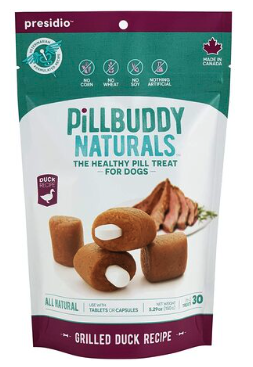 PILL BUDDY NATURALS GRILLED DUCK 30CT