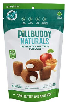 PILL BUDDY NATURALS PEANUT BUTTER &amp; APPLE 30CT