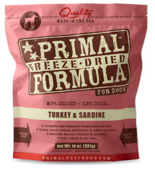 PRIMAL FD DOG TURKEY SARDINE 14