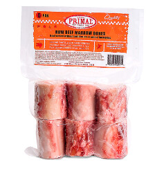 PRIMAL FROZEN BONE BEEF MARROW 2&quot; 6CT