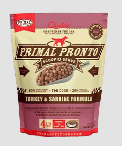 PRIMAL PRONTO TURKEY SARDINE 4#