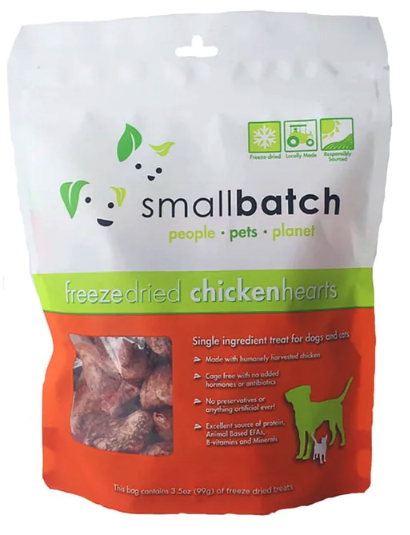SMALL BATCH FD HEARTS CHICKEN 3.5 OZ