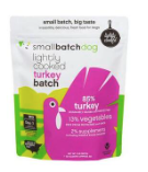 SMALL BATCH FRZN DOG LIGHTLY COOKED TURKEY 2#