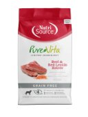 PURE VITA DOG GF BEEF &amp; RED LENTIL 25#