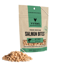 VITAL ESSENTIALS FD CAT TREAT WILD ALASKAN SALMON 1.1 OZ