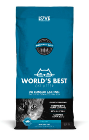 WBC LITTER MULTI CAT CLUMPING LOTUS BLOSSOM 28# TEAL