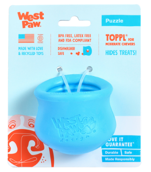 WEST PAW TOPPL SM 3&quot; BLUE