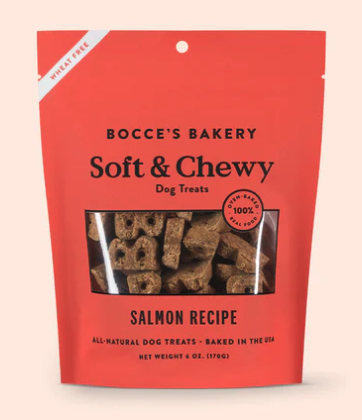 BOCCE&#39;S BASICS SOFT CHEWY SALMON 6OZ