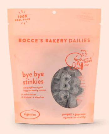 BOCCE&#39;S DAILIES SOFT &amp; CHEWY BYE BYE STINKIES 6oz