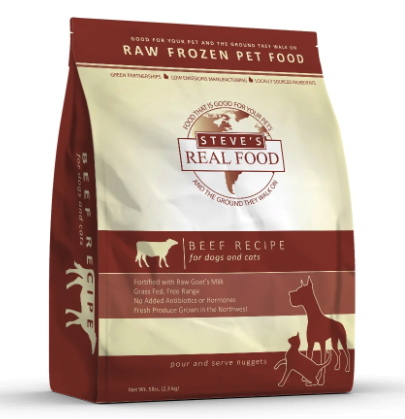 Steve&#39;s Frozen Raw Beef 5lb