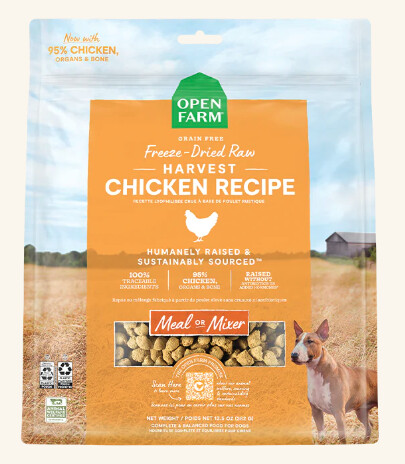 OPEN FARM DOG FD RAW CHICKEN 3.5 OZ