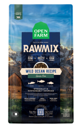 OPEN FARM CAT GF RAWMIX WILD OCEAN 8#