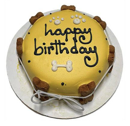 Bubbas Rose Yellow Birthday Cake