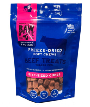 RAW DYNAMIC FD TREATS BEEF 1.5OZ