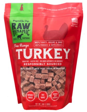 RAW DYNAMIC TURKEY 3LB