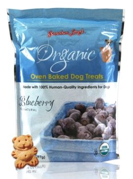 GRANDMA LUCY&#39;S TREAT DOG ORGANIC BLUEBERRY 14 OZ