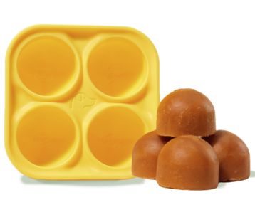 WOOF PUPSICLE TRAY YELLOW/LG