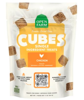 OPEN FARM FD CHICKEN CUBES 3OZ