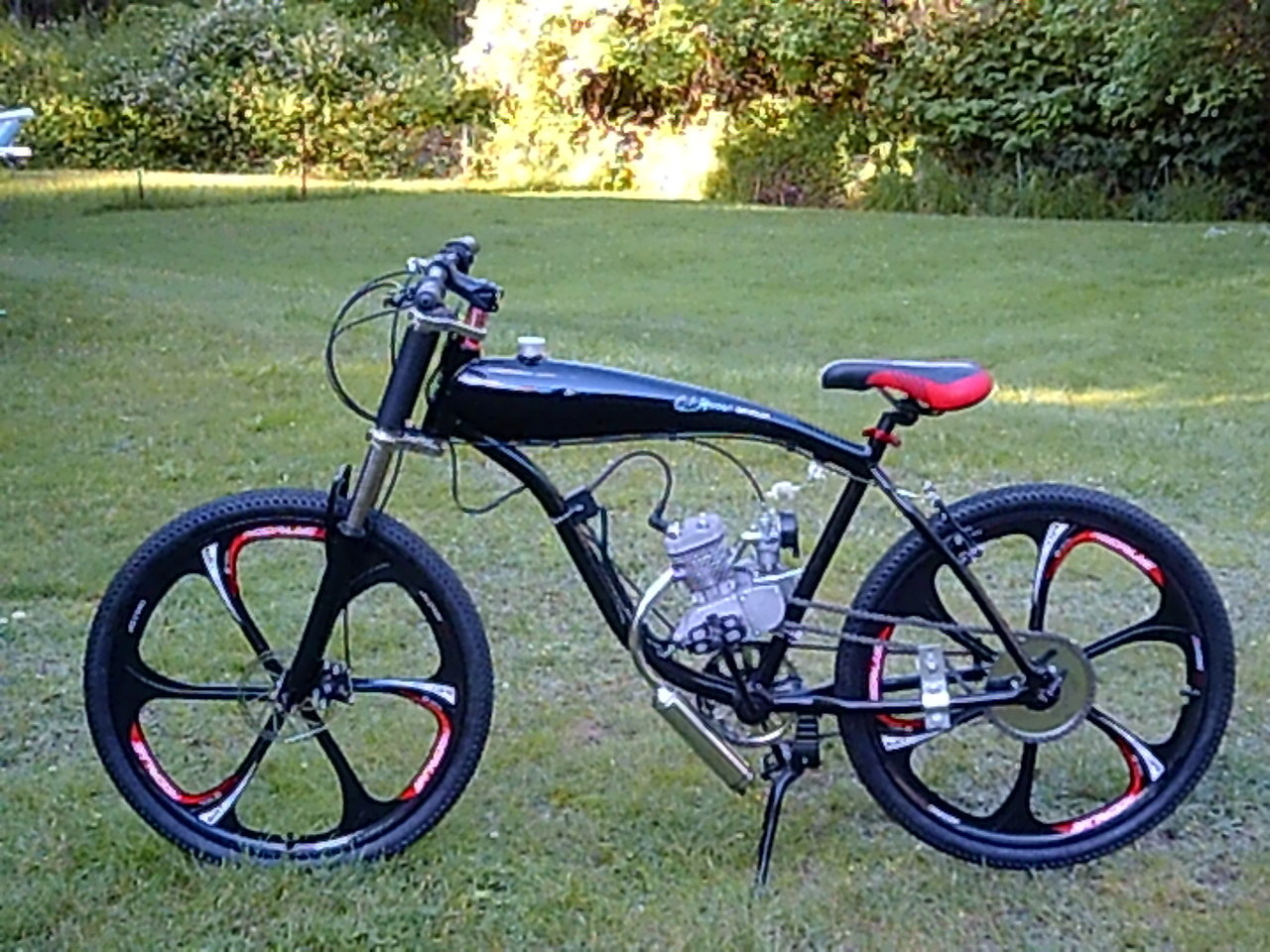 diy gas bike