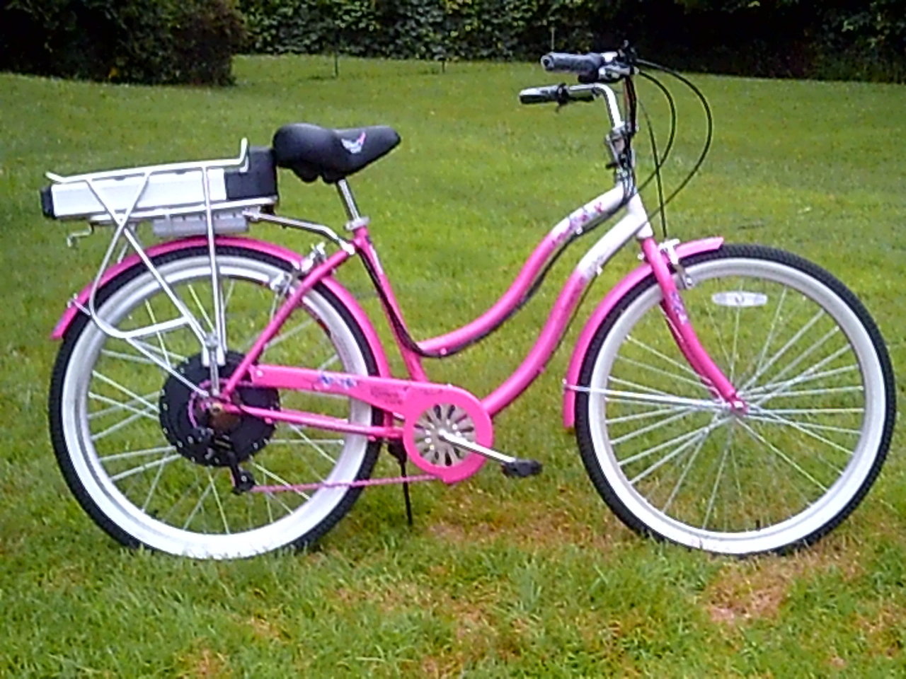 susan g komen 26 women's cruiser bike hot pink