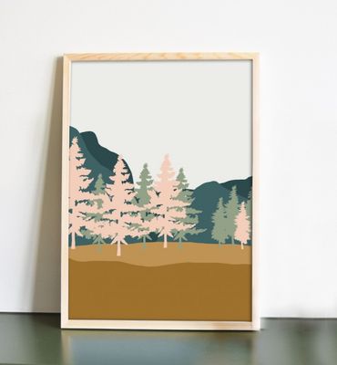 Nature poster trees