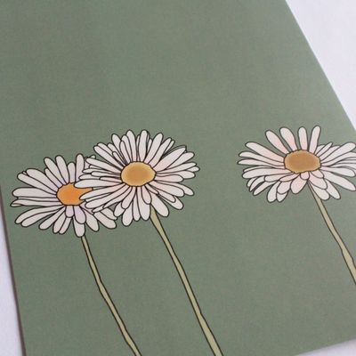 Madeliefjes op Groen