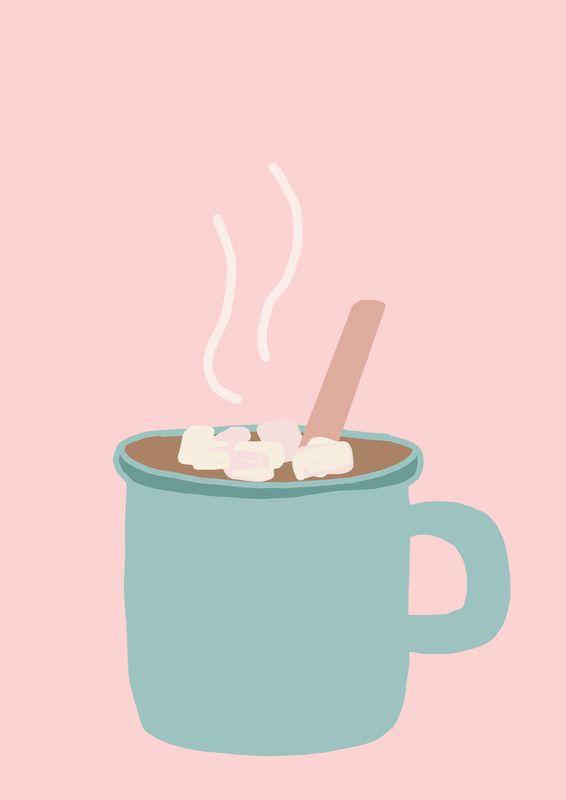 Hot Chocolate wenskaart