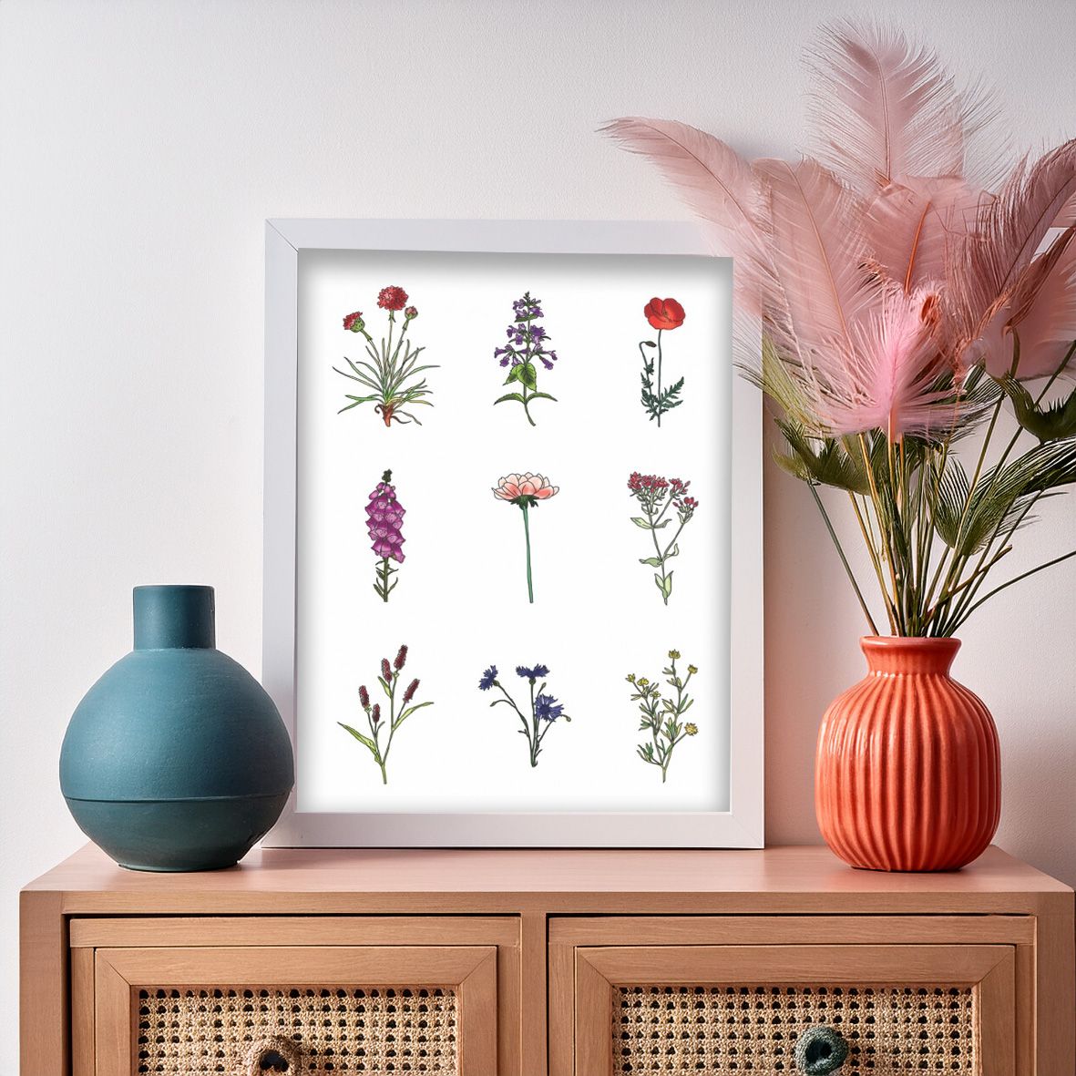 &#39;Spring flowers&#39; poster