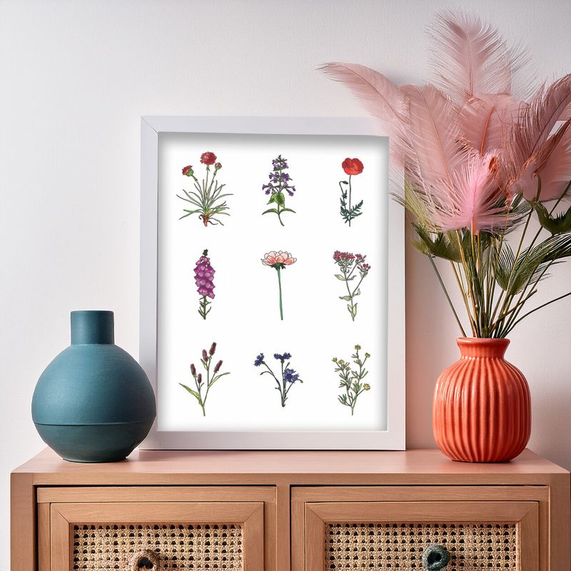 &#39;Spring flowers&#39; poster