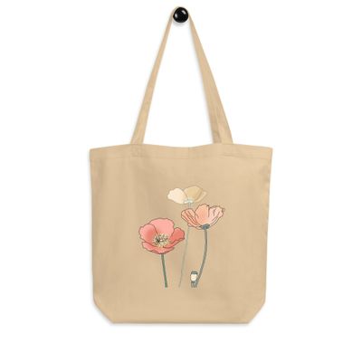 Katoenen tas klaproos