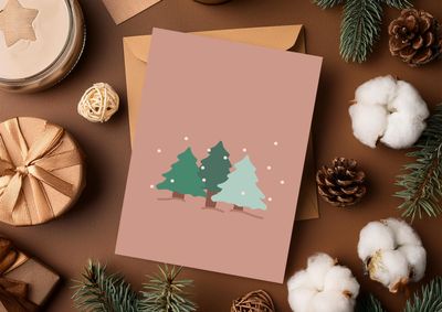 Stel je eigen set van 5 winter kaarten samen