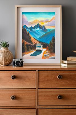 Handgemaakte reis posters voor je muur