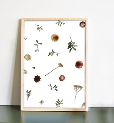 Autumn Glory – botanische herfstposter