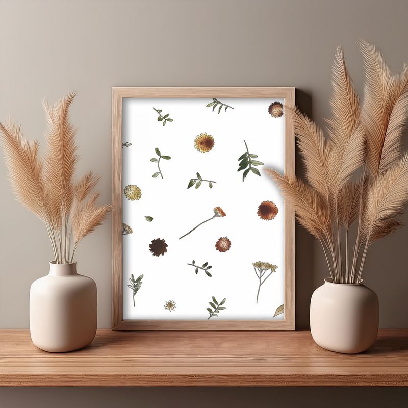 Autumn Glory – botanische herfstposter