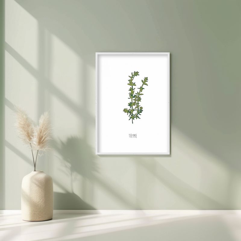 Thyme – kruidenposter met tijm