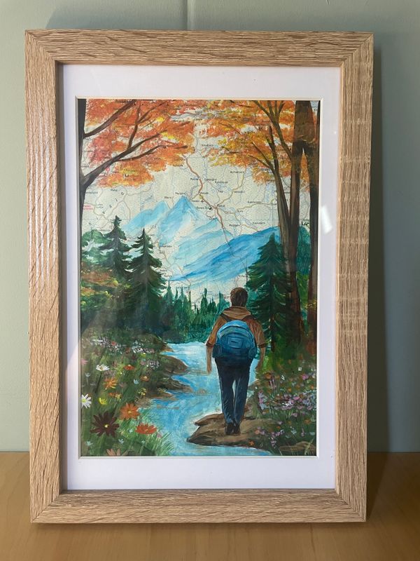 Into the Forest – origineel kunstwerk op kaart