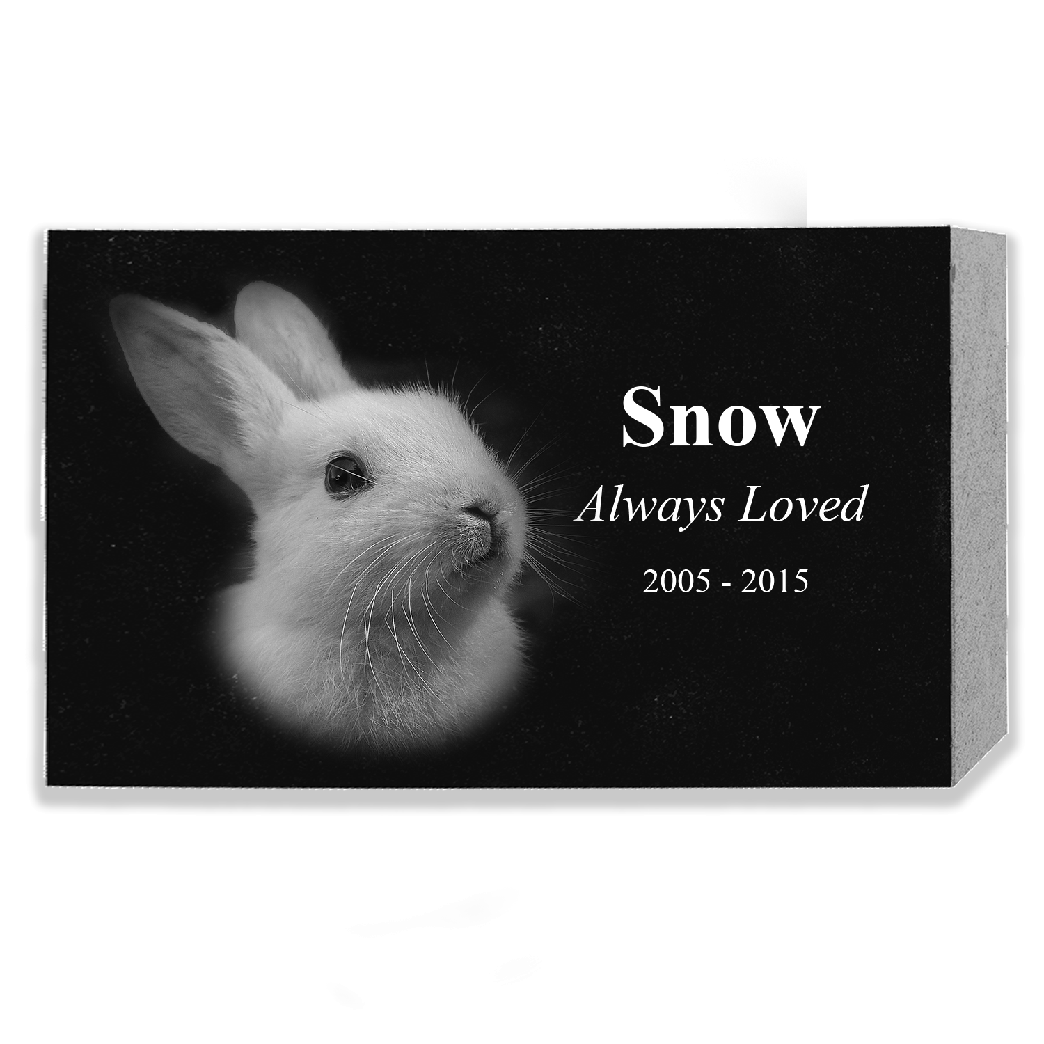 Granite Pet Marker  - Rectangle - 10&quot;x6&quot;