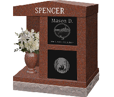 cremation Unit 2 Niche with Alcove