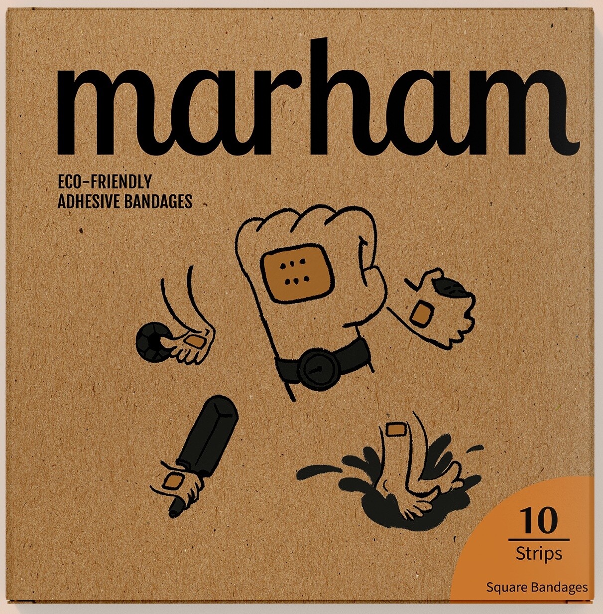 Marham Square Band-Aids